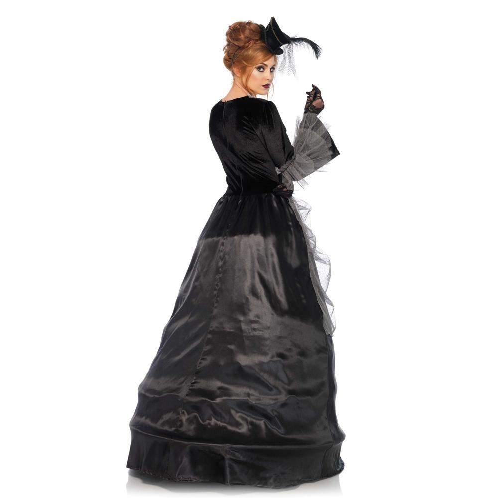 Leg Avenue - Victorian Ball Gown Costume - Noir/Gris